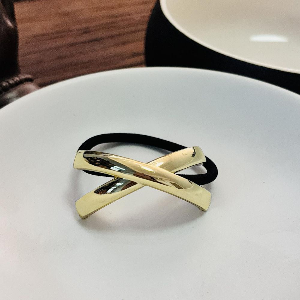 Wholesale Fashionable Alloy Glossy Surface Simple Color-retaining Wear-resistant Head Rope